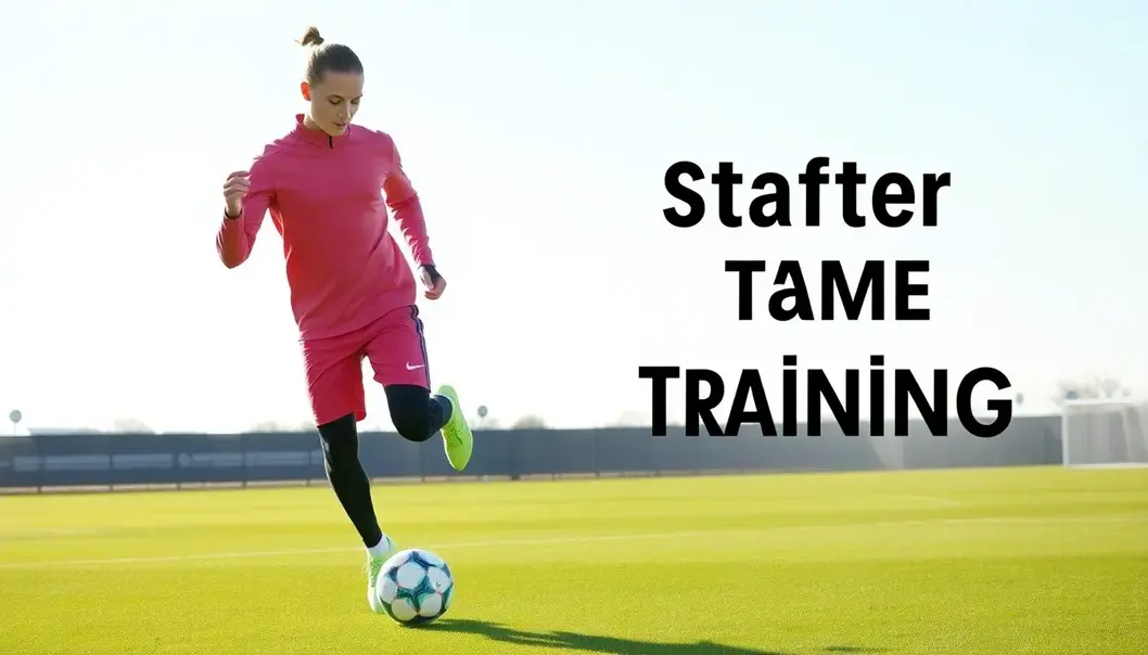 A soccer player’s morning routine beautifully combines style and functionality.